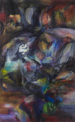Mould month 240x150cm oil on linen 2012